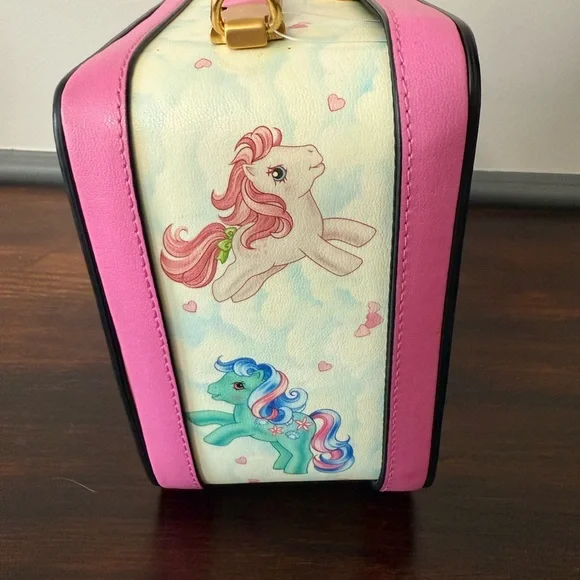Moschino Pink and Multicolor Castle My Little Pony Bag - Picture 4 of 12